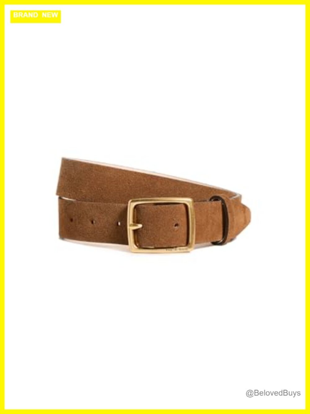 Suede Boyfriend Belt Adjustable Buckle Golf Accessory
